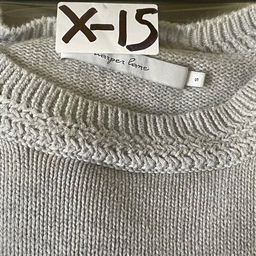 Harper Lane Women's Gray Knit Warm Winter Chunky Knit Sweater SZ/S - Picture 13 of 15